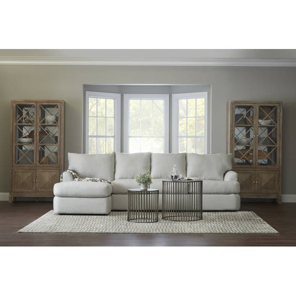 Klaussner Furniture Findley 3 Piece Upholstered Sectional & Reviews